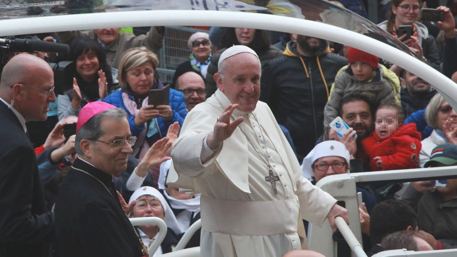 Papa Francesco a Cesena (Foto Ravaglia)