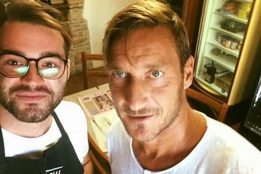 Selfie con Totti