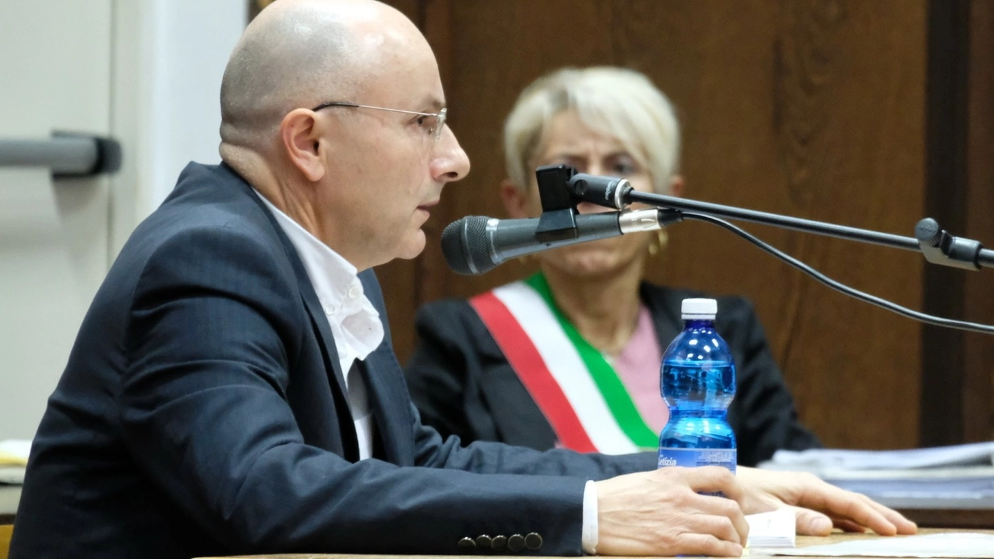 Roberto Raffoni durante l’udienza in tribunale (foto Frasca)