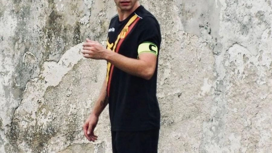 Federico Giaccaglia, classe 1998, con la maglia del Potenza Picena