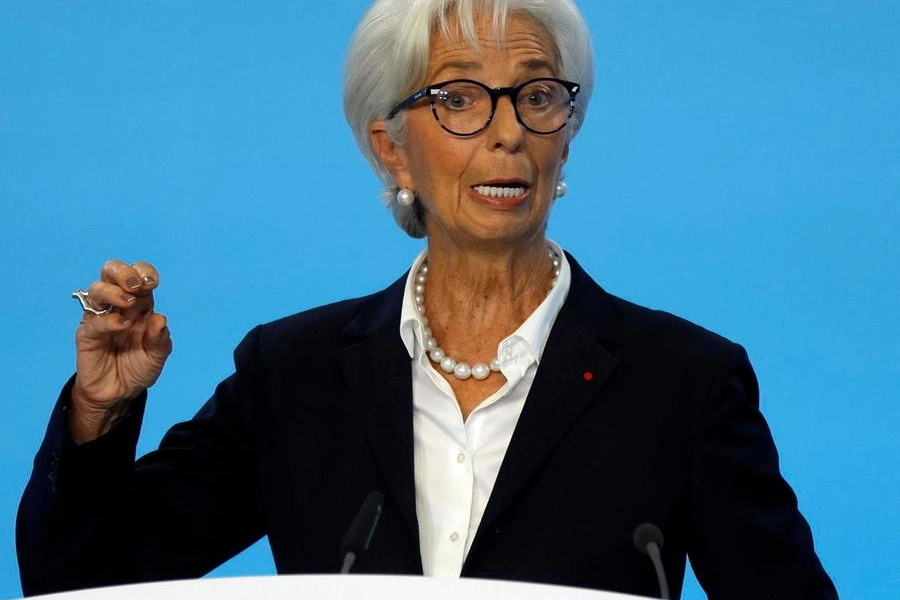 Christine Lagarde, francese, 66 anni, presidente della Bce dal 2019 (Ansa)