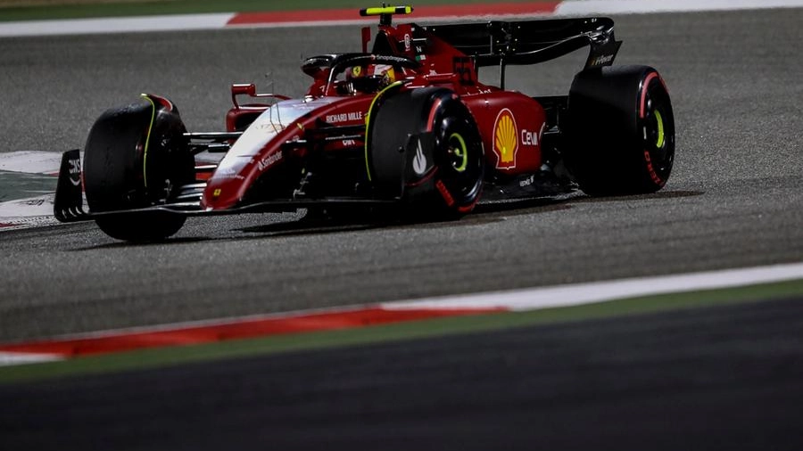 La Ferrari di Carlos Sainz (Ansa)