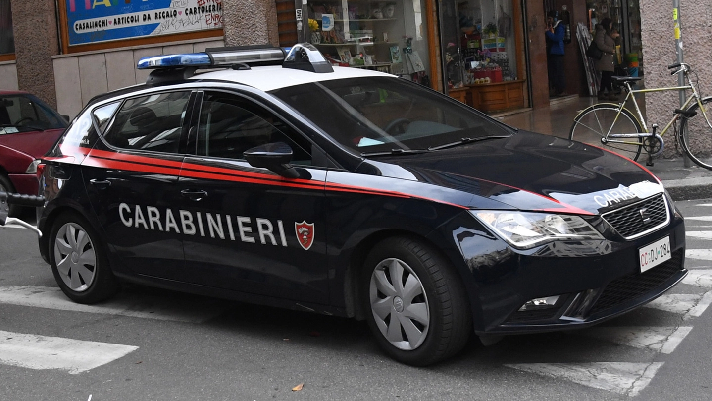 Un’auto dei carabinieri (Foto Schicchi)