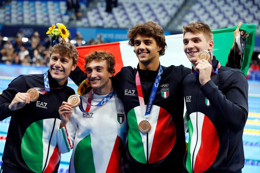 Tokyo 2020: Italia bronzo nella staffetta 4x100 mista (Ansa)