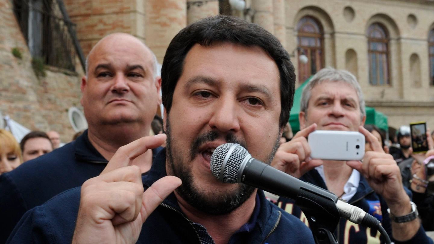 Matteo Salvini a Macerata