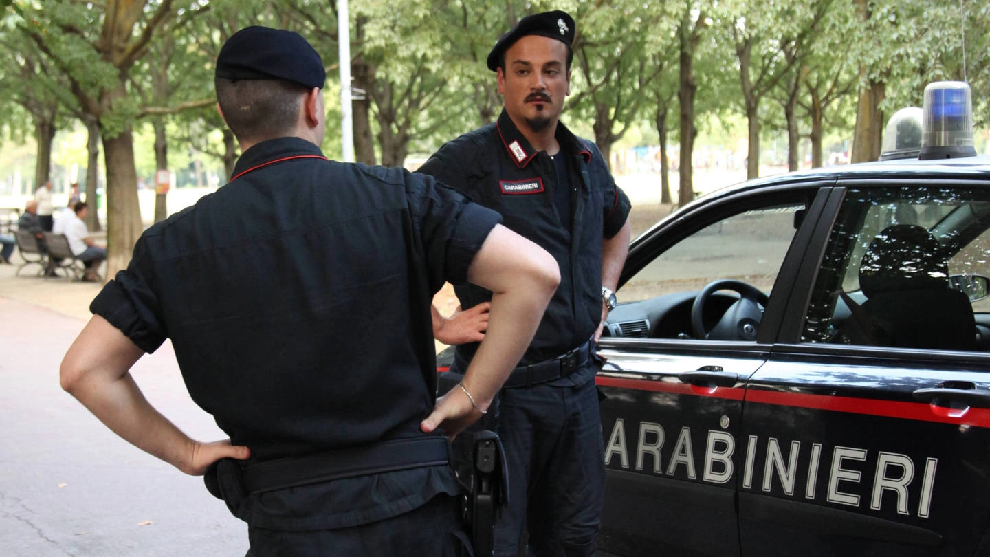 L’arresto  ad opera dei carabinieri