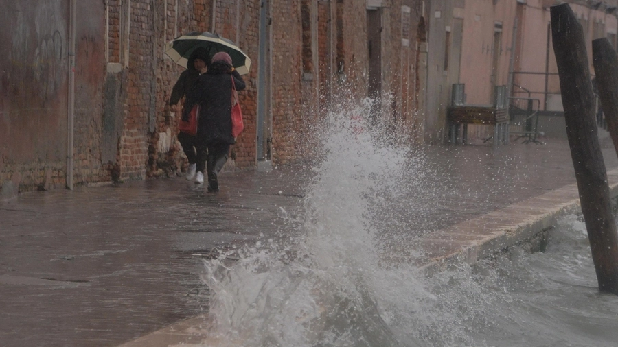 Brutto tempo a Venezia