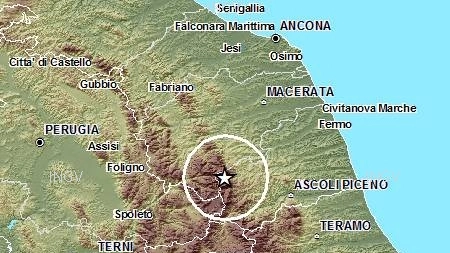 Terremoto sui monti Sibillini