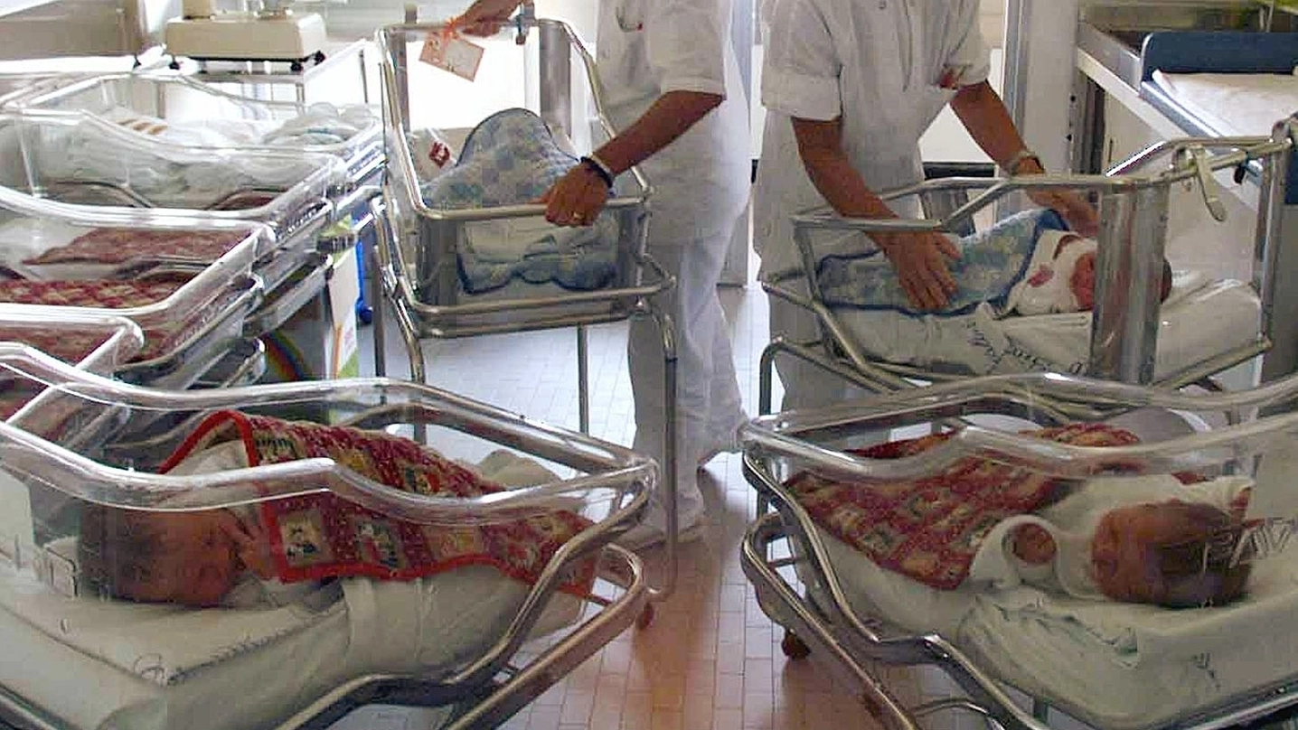 Neonati all’ospedale (foto archivio)