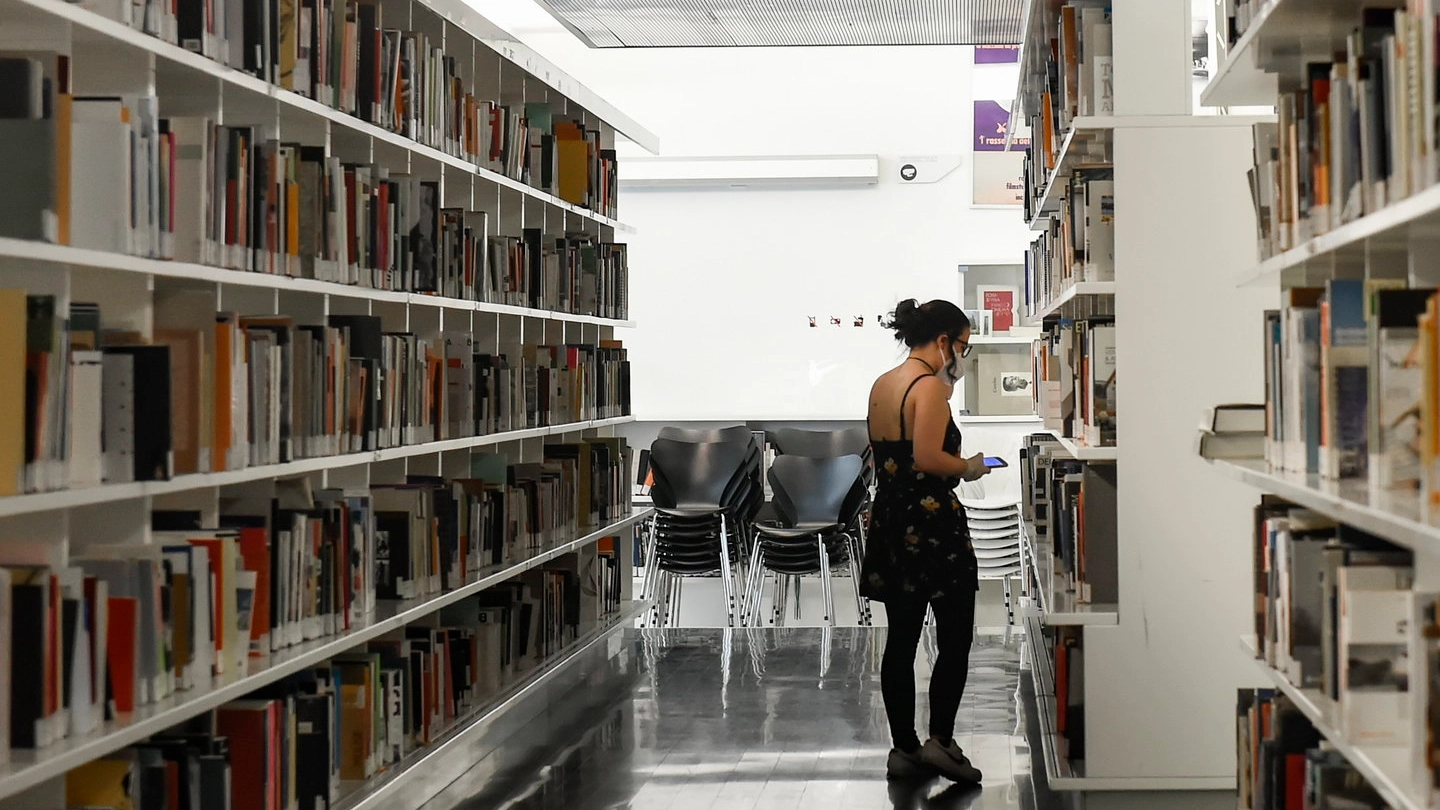 Una biblioteca (foto d'archivio ImagoE)
