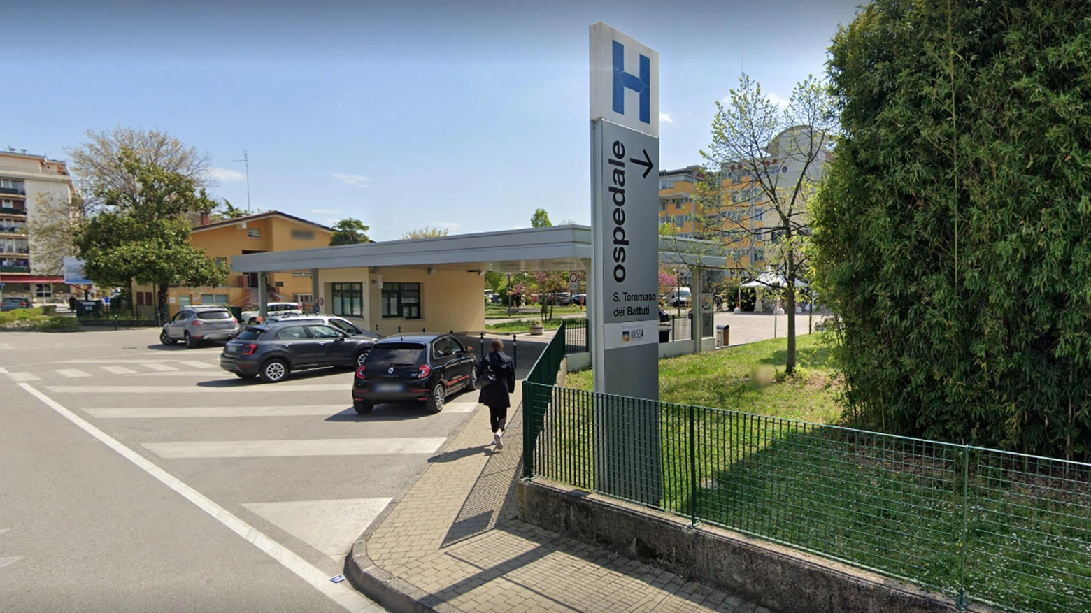 L'ospedale di Portogruaro, dove è stato portato il bimbo 18 mesi morto per lo schiacciamento della testa