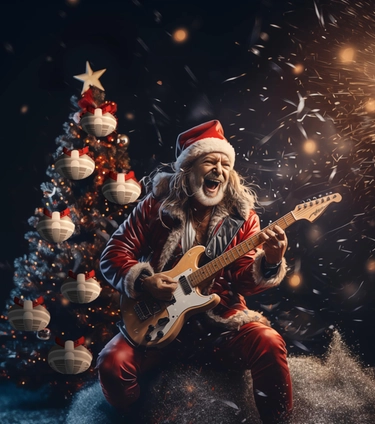 Vasco Rossi in versione Babbo Natale rock: ecco gli auguri social dedicati ai fan