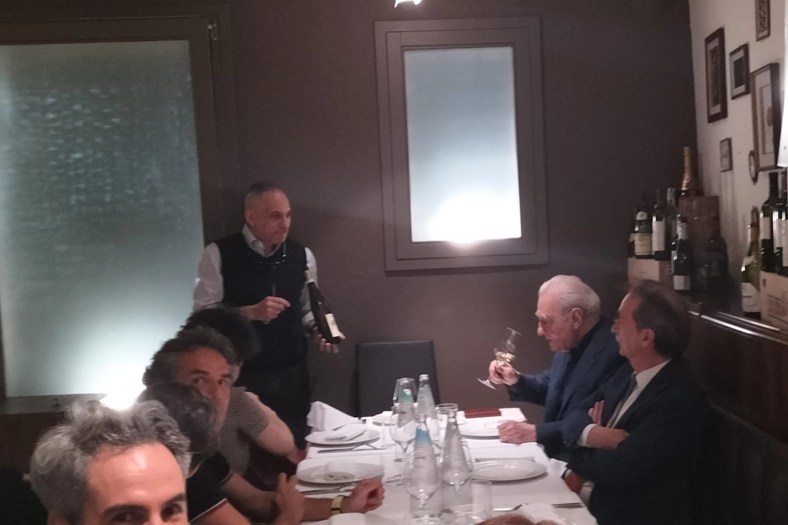 Martin Scorsese cena a Bologna