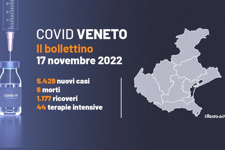 Covid Veneto, il bollettino del 17 novembre