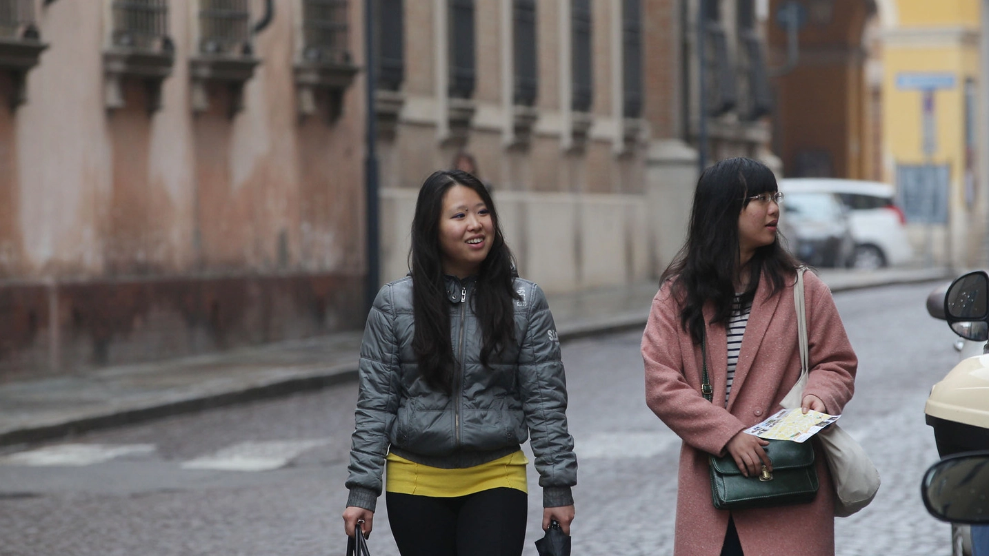 Due turiste cinesi a Ravenna