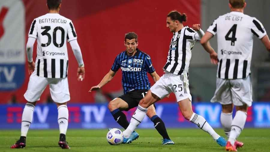 Atalanta-Juventus, finale di Coppa Italia (Ansa)