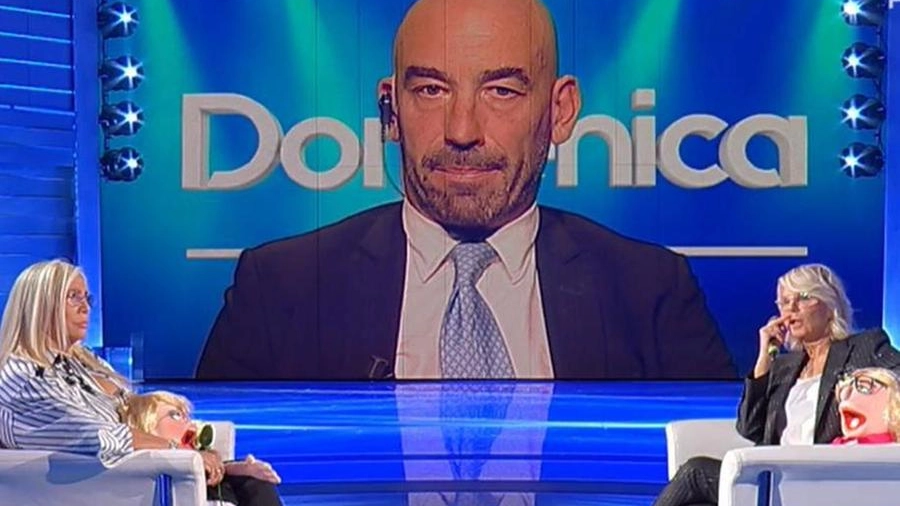 Matteo Bassetti, 50 anni, durante una puntata di Domenica In