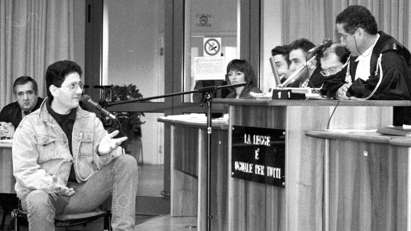 Uno Bianca, Fabio Savi durante il processo (Foto Ansa)