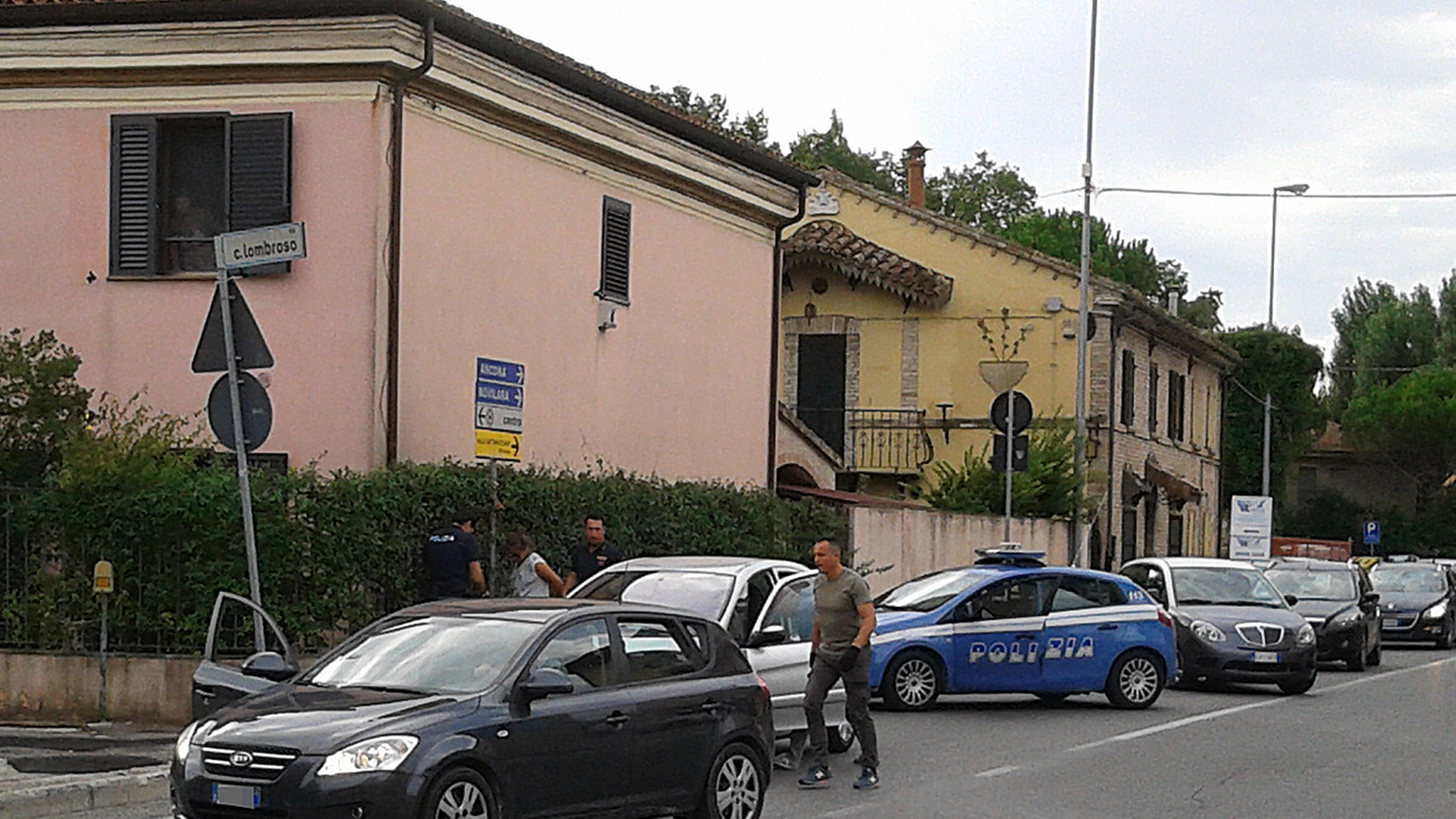 Pesaro, arresto in diretta (Fotoprint)