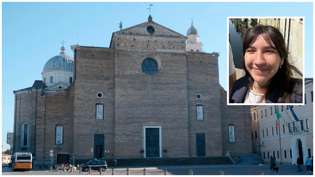 La basilica di Santa Giustina a Padova dove saranno celebrati i funerali di Giulia Cecchettin