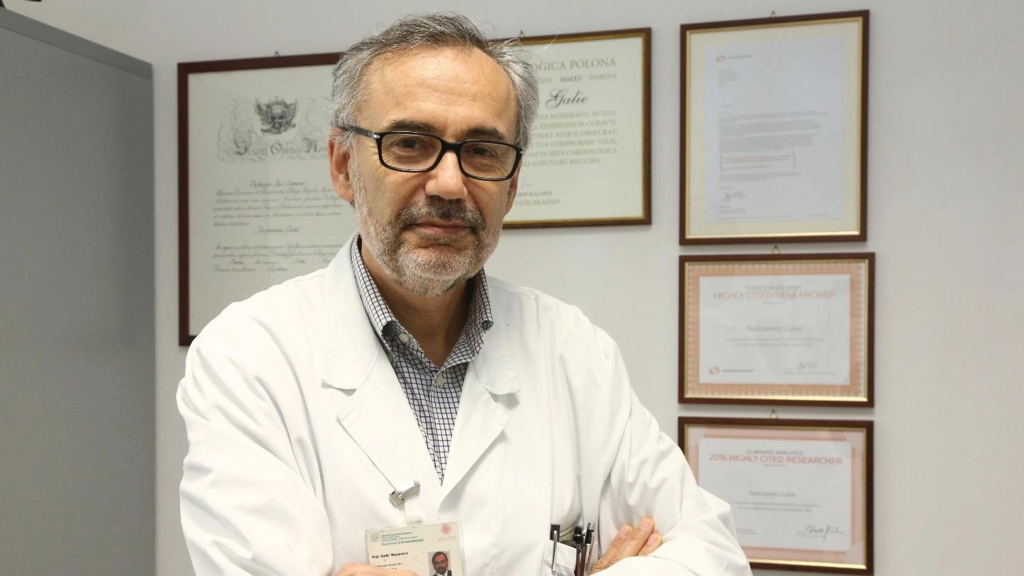 Nazzareno Galiè, direttore dell’unità operativa complessa di Cardiologia del Sant'Orsola