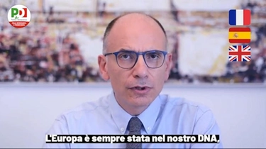 Enrico Letta, un video in tre lingue in risposta a Meloni: "Pd è Europa, lei è Orban-Vox"