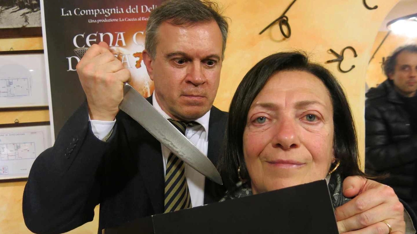 Tiziano Mancini e Katia Petrolati, autori di “Cena con Deleataly”, in scena nei ristoranti d’Italia e con il pubblico nelle vesti di investigatori