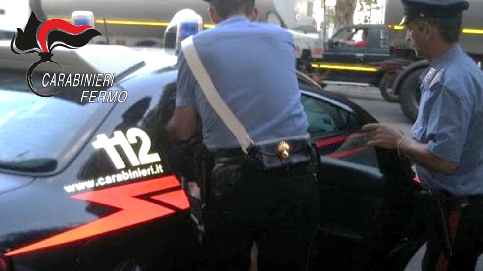 L'arresto effettuato dai carabinieri