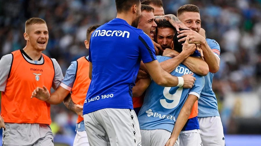La Lazio vince il derby (Ansa)