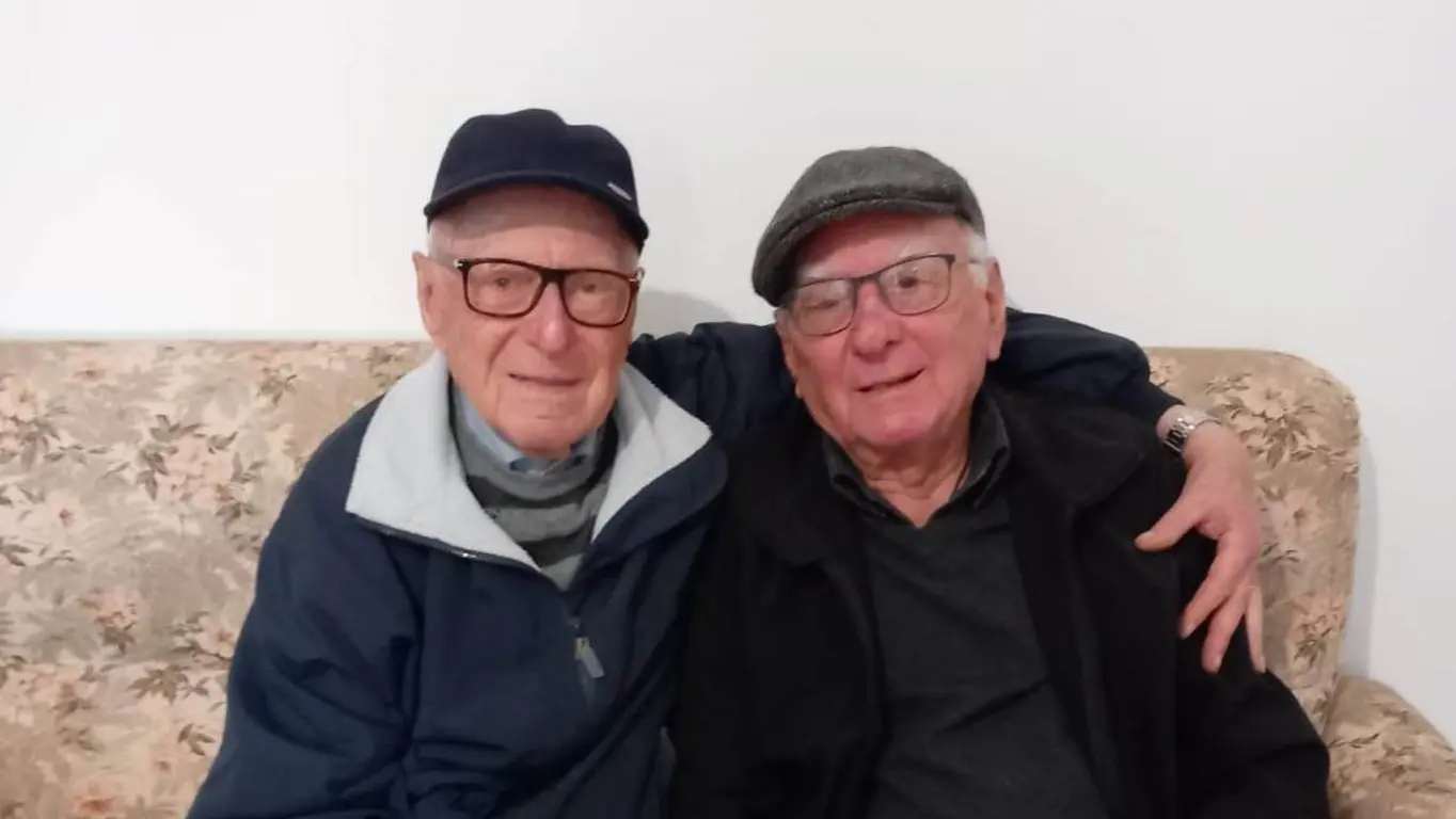 Fratelli ritrovati dopo decenni: Ado e Argeo Siliquini