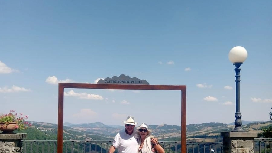 Il selfie point installato a Castiglione dei Pepoli