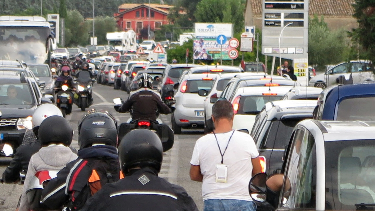 Misano, traffico nel giorno del Motogp (PasqualeBove)