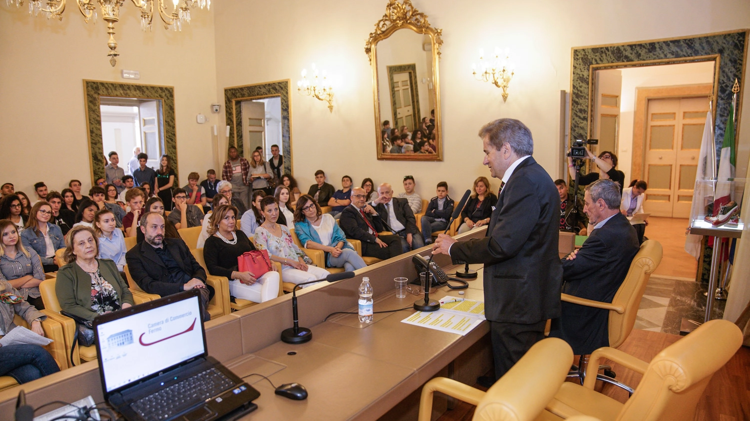 Graziano Di Battista alla premiazione in Camera di Commercio (Foto Zeppilli)