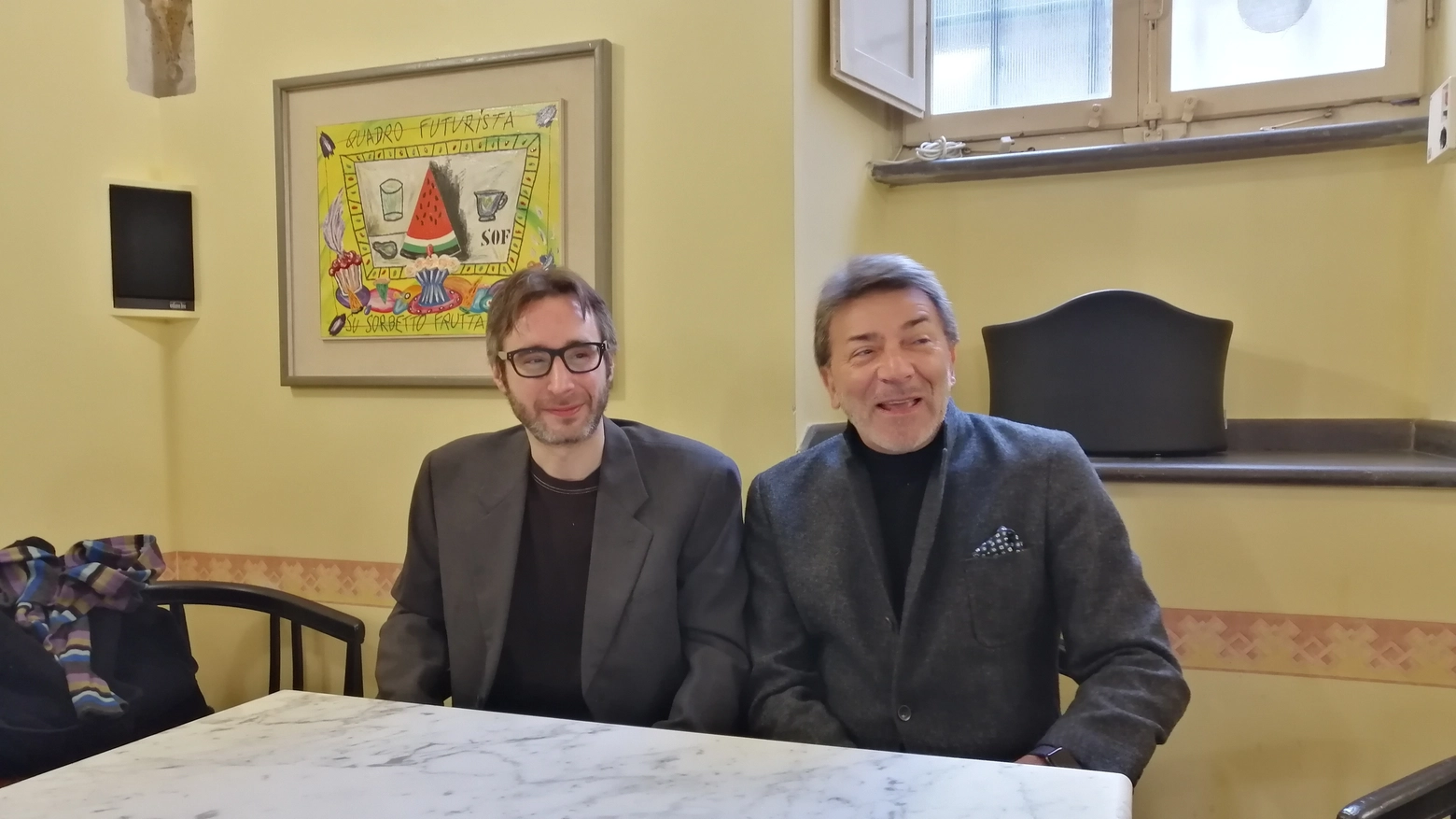 Da sinistra, Massimo Tamburri e Amedeo Pancotti