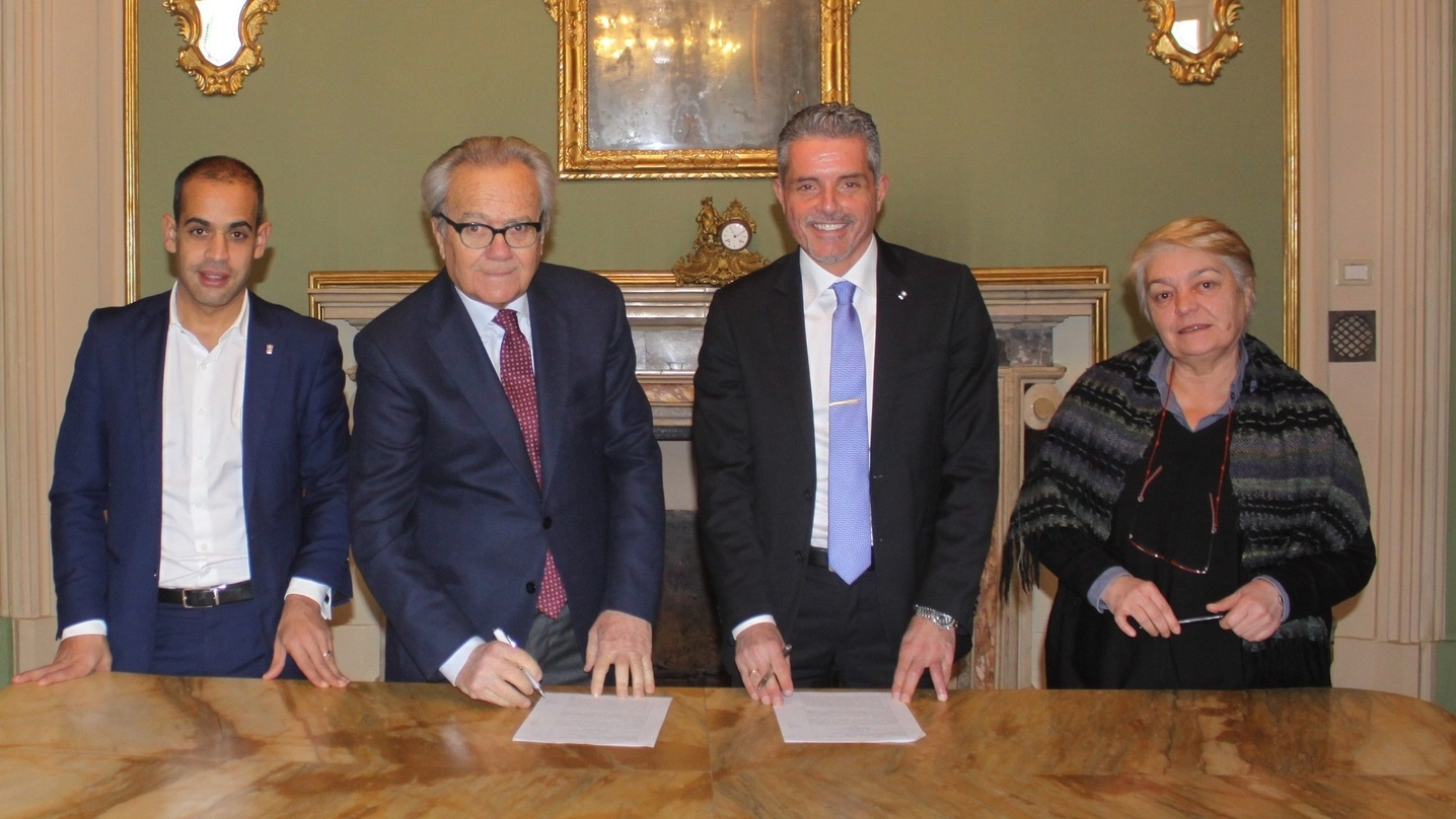 Siglato l’accordo fra il sindaco Lucchi e il presidente della Fondazione Carisp Pedrelli