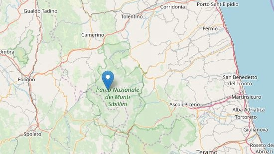 Terremoto Macerata, epicentro a Castel Sant'Angelo sul Nera (foto Openstreetmap)