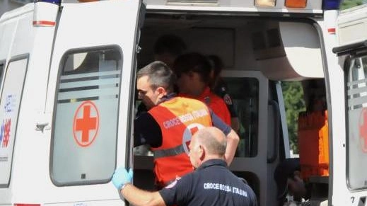 Ambulanza durante un soccorso