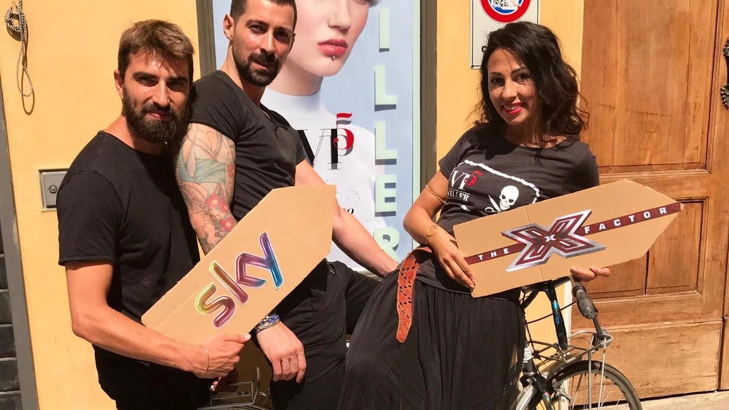 La squadra di Viller Parrucchieri a X Factor