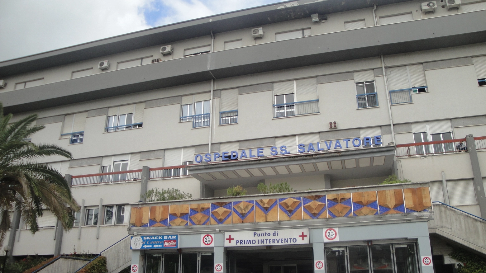 L'ospedale di Tolentino (foto Gentili)