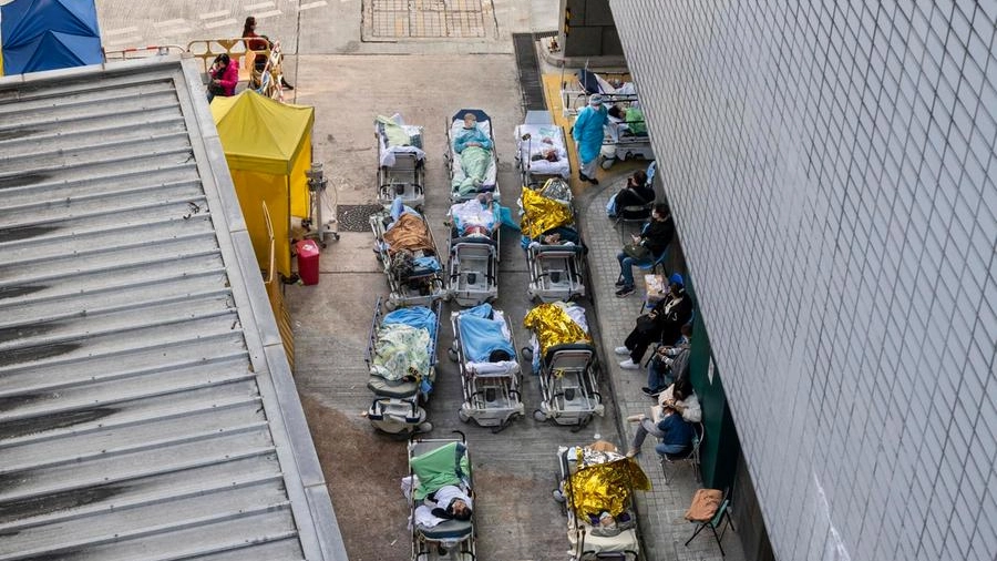 Covid, a Hong Kong ospedali al collasso