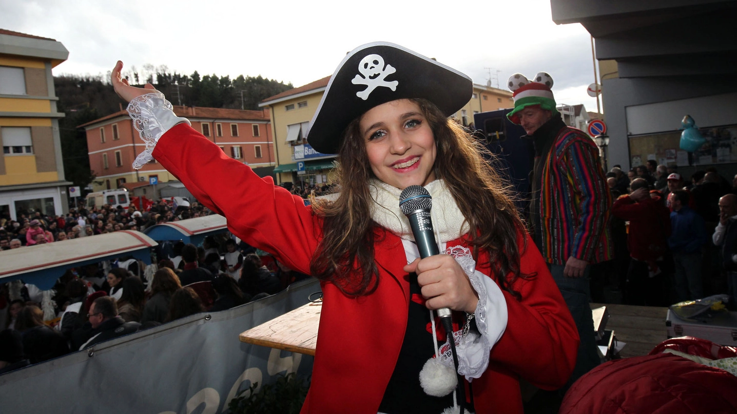 Elisa Del Prete ha cantato al Carnevale di Villa Fastiggi (Fotoprint)