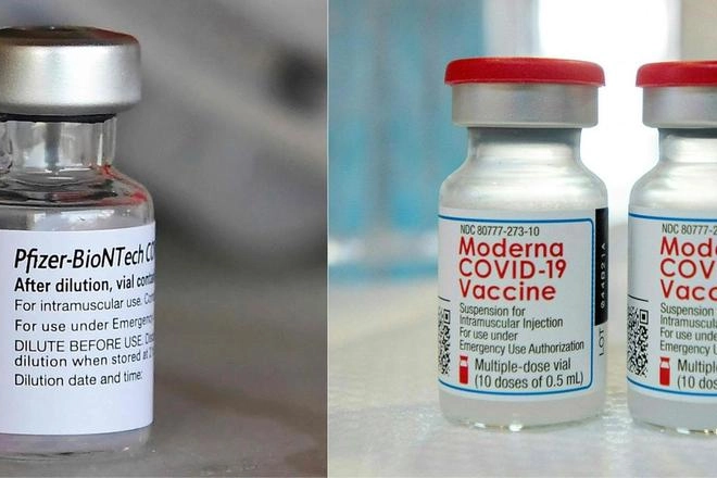 I vaccini anti Covid Pfizer-Biontech e Moderna