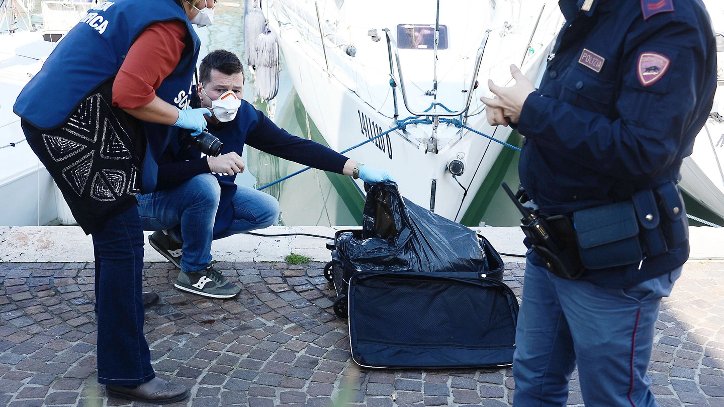 Cadavere di una donna in una valigia, il ritrovamento al porto di Rimini (Migliorini)