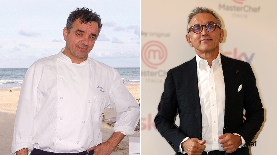 Tartufo d'Oro agli chef Bruno Barbieri (a destra) e Mauro Uliassi