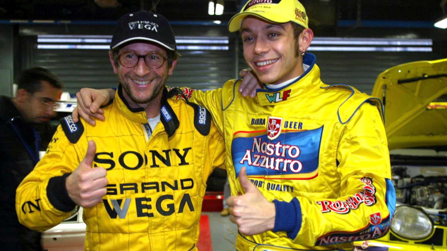 Graziano e Valentino Rossi (Foto Ansa)