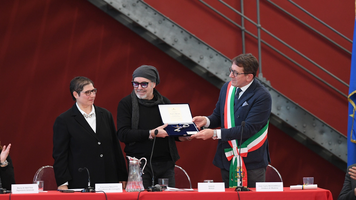 Vasco Rossi cittadino onorario di Modena (FotoFiocchi)