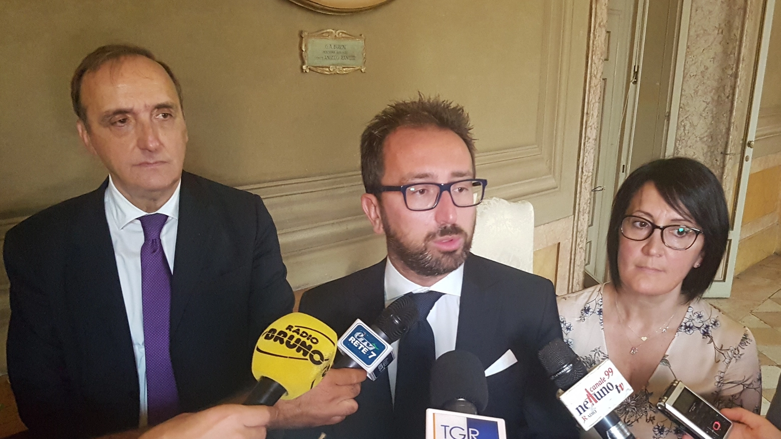 Il ministro Alfonso Bonafede torna a Bologna per l'anniversario della strage alla stazione