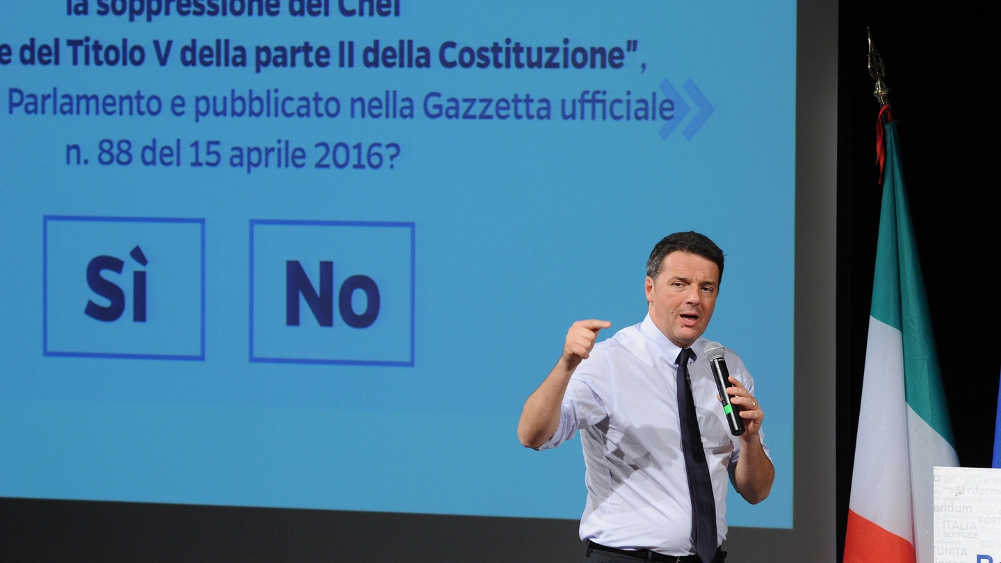Modena, il premier Renzi al Forum Monzani per parlare di referendum (Fiocchi)