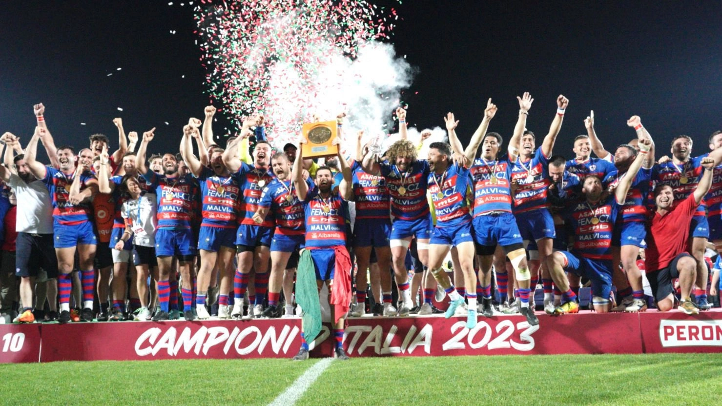 Il Rugby Rovigo ha conquistato lo Scudetto: