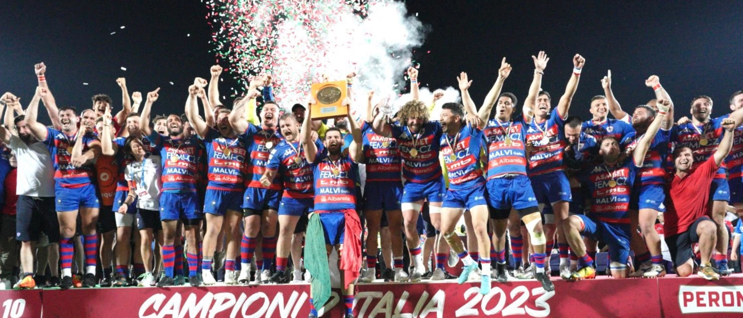 Rugby, Rovigo esulta per il tricolore. Mercoledì la festa Scudetto